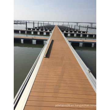 WPC Dock WPC Decking DIY Decking de madera Decking compuesto de plástico